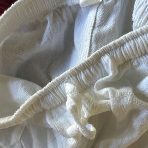 Bundled ! White Linen 100%. pants Xl  Thailand. Yoga pants.Cord.&olive polo